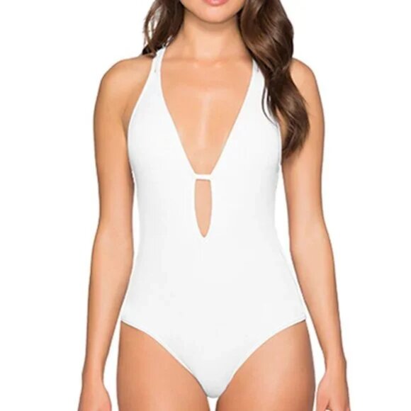 Jets Australia Aspire Plunge One Piece (size 12 US) NWT - Picture 1 of 12
